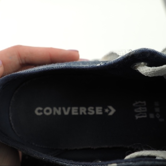 Converse y3 chambray Polka dot all star sneakers - Picture 6 of 9